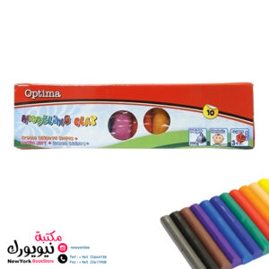 طين ملون أصابع 10 لون Optima
