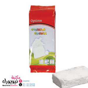 طين 1000g لون أبيض Optima