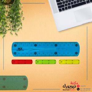 مسطرة بلاستيك شفافة 15 سم HX