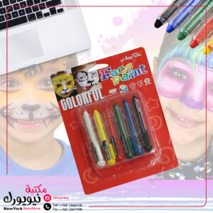 ألوان وجه على شكل قلم Face paint