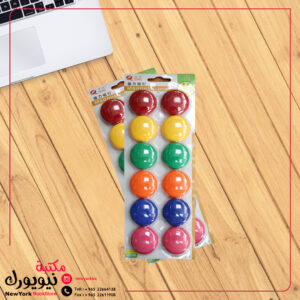 مغناطيس دوائر صغير ملون