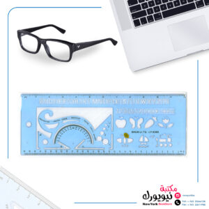 مسطرة أحرف وأشكال 30 سم