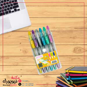 أقلام زري ملونة