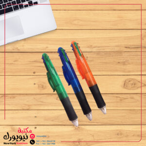 قلم أربع ألوان ملون عريض