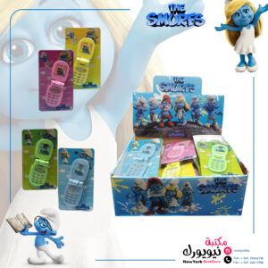 محاية سنافر على شكل موبايل