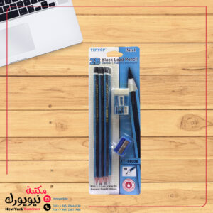 أقلام رصاص 2B مع محاية وبراية Tip Top