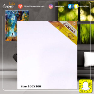 لوحة كانفس إيطار خشب 100X100
