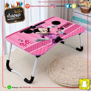 طاولة -  minnie mouse - ذات تصميم مريح للطفل لكتابة الواجبات المدرسية