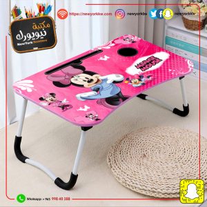 طاولة -  minnie mouse - ذات تصميم مريح للطفل لكتابة الواجبات المدرسية